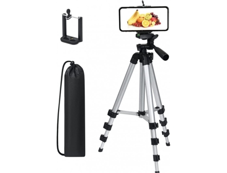 Trípode para Móvil, Réflex y Gopro para Fotografía y Video PRITECH 106 cm