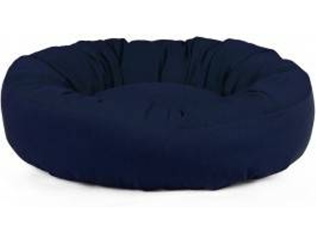 Cama Redonda para Perros y Gatos GAUTY Tela de sarga (Azul - 57 cm)