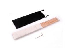 Brazo de práctica de guitarra de bolsillo, herramienta para practicar acordes con 6 trastes Eifson (blanco)