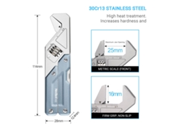 Grisnextool W2 Multiherramienta 8 En 1 Plegable Ligera Llave Inglesa Alicates Destornillador Edc Exterior Camping