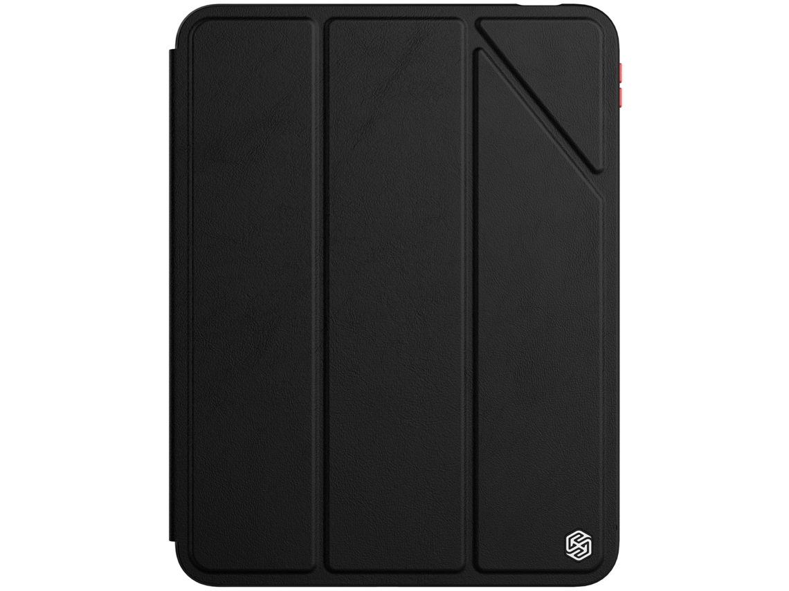 ZRUXE Funda para iPad 10th Gen 10.9 2021 Nillkin Pc + Tpu Funda Horizontal de Cuero para Tablet con Soporte Negro