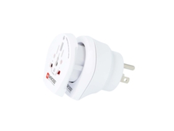 Adaptador de viaje universal 2 en 1 para Europa y EE. UU. 13a Blanco Skross