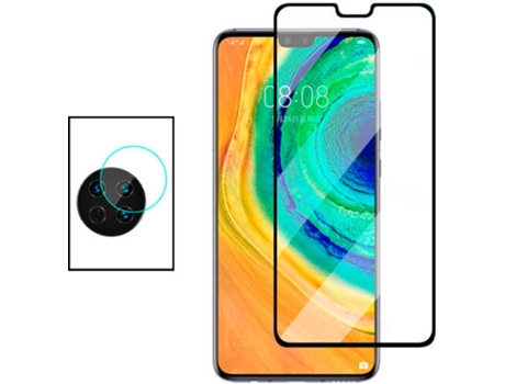 Kit Protector de Cámara Trasera Huawei Mate 30 Pro PHONECARE y Cristal Templado 5D Full Cover
