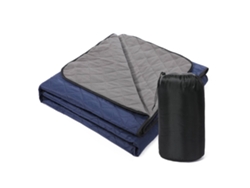 Manta De Camping Acolchada De Forro Polar Impermeable Para Acampar Al Aire Libre, Picnics Y Estadios.