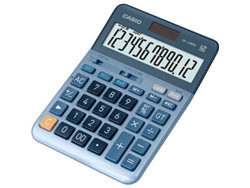 CASIO Df-120Em Calculadora Escritorio Pantalla de Calculadora Azul