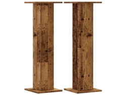 Conjunto 2 Soporte De Planta VIDAXL Marrón Madera contrachapada (30x30x95 cm)