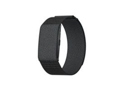 Pulsera inteligente de acero inoxidable sin pantalla para actividades físicas, monitor de frecuencia cardíaca, podómetro y acelerómetro.