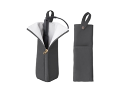 Bolsa Para Rizador Chrui Con Protección Térmica Y Cremallera Metálica (gris)