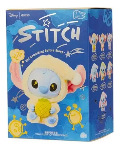 Disney Stitch: Eat Something Before Sleep: Caja sorpresa con colgante de peluche