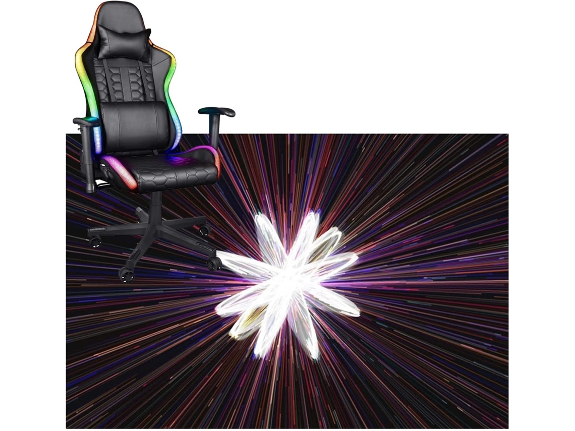 Tapete Protetor Piso Gamer Escritório Antiderrapante Madeira Rígido, Cadeiras Escritório. Pisos