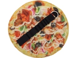 Estojo De Lápis De Lona Nuobesty Com Estampa De Pizza Para Material Escolar E