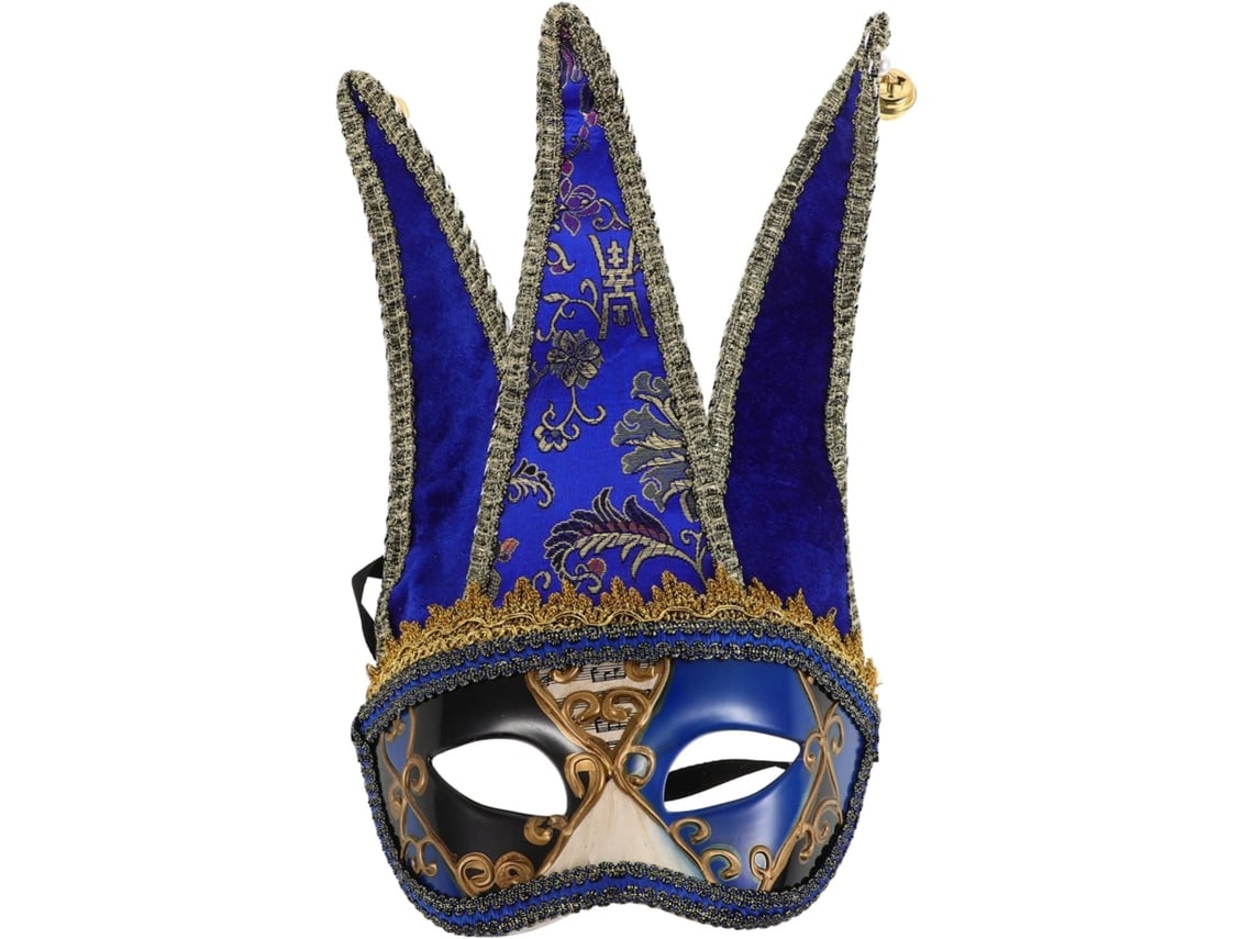 Máscara de Carnaval Veneziano para Homens, Máscara Feminina para Festas, Máscara como Acessório para o Halloween.