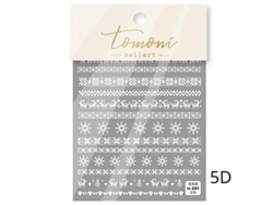 Pegatinas Autoadhesivas Para Uñas Con Diseño De Copo De Nieve Navideño De Invierno, Cortadas Con Láser Y Con Diamantes De Imitación 5d Y 3d.