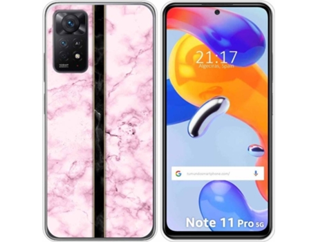 Carcasa Xiaomi Redmi Note 11 Pro TUMUNDOSMARTPHONE Dibujos Mármol 04 Multicolor