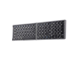 Teclado Bluetooth negro plegable, ergonómico, compacto, inalámbrico para portátil, teclas, teclados y teclados numéricos Everley891