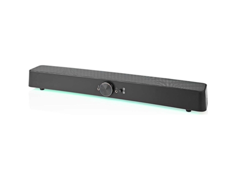 Barra De Sonido Gaming 2.0 30W Bluetooth Con Rgb Gsprsb21020Bk NEDIS