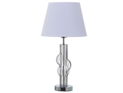 Lámpara de Mesa DRW (Plateado - Metal - 30x57 cm)