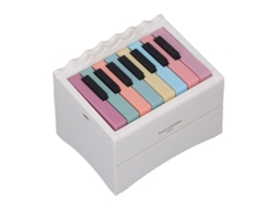 Calendario De Pianos Interactivos 2025 Con Manivela, Bluetooth, 52 Piezas, Música, Volumen Ajustable, Usb, Blanco.