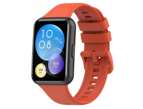 Correa de Silicona impermeable para Huawei Watch Fit 2 - anaranjado