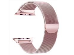 Correa Pulsera Milanese Mesh para Apple Watch Series 8 45Mm Rosa Dorado