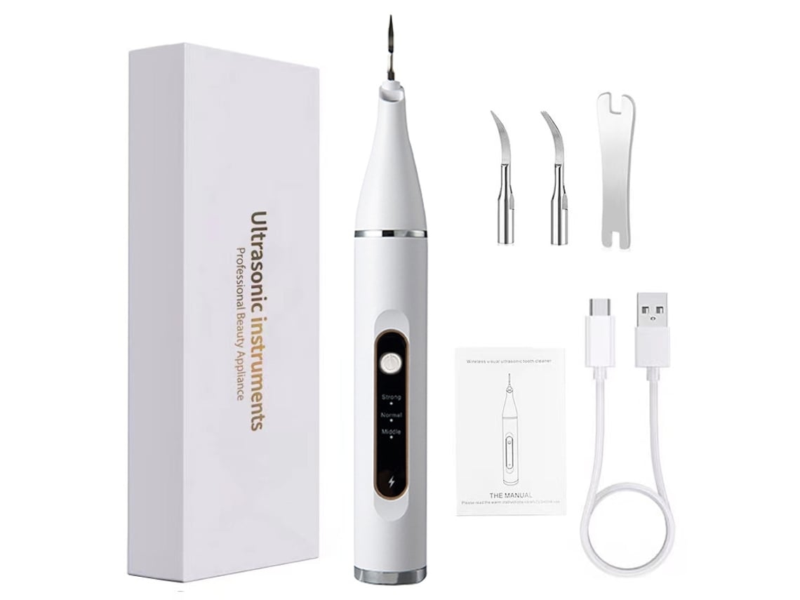 Irrigador oral escalador ultrasónico visual eléctrico portátil-DIGITALLAB Combinación verde