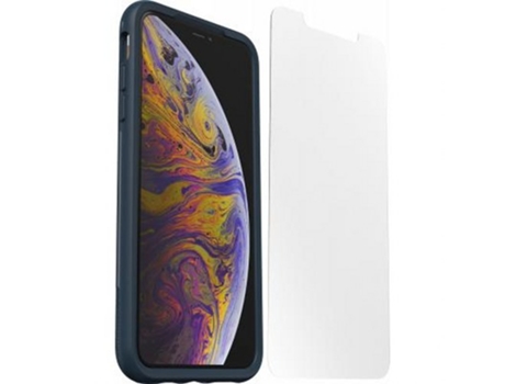 Protector de Pantalla para iPhone XS Max OTTERBOX Piel Azul