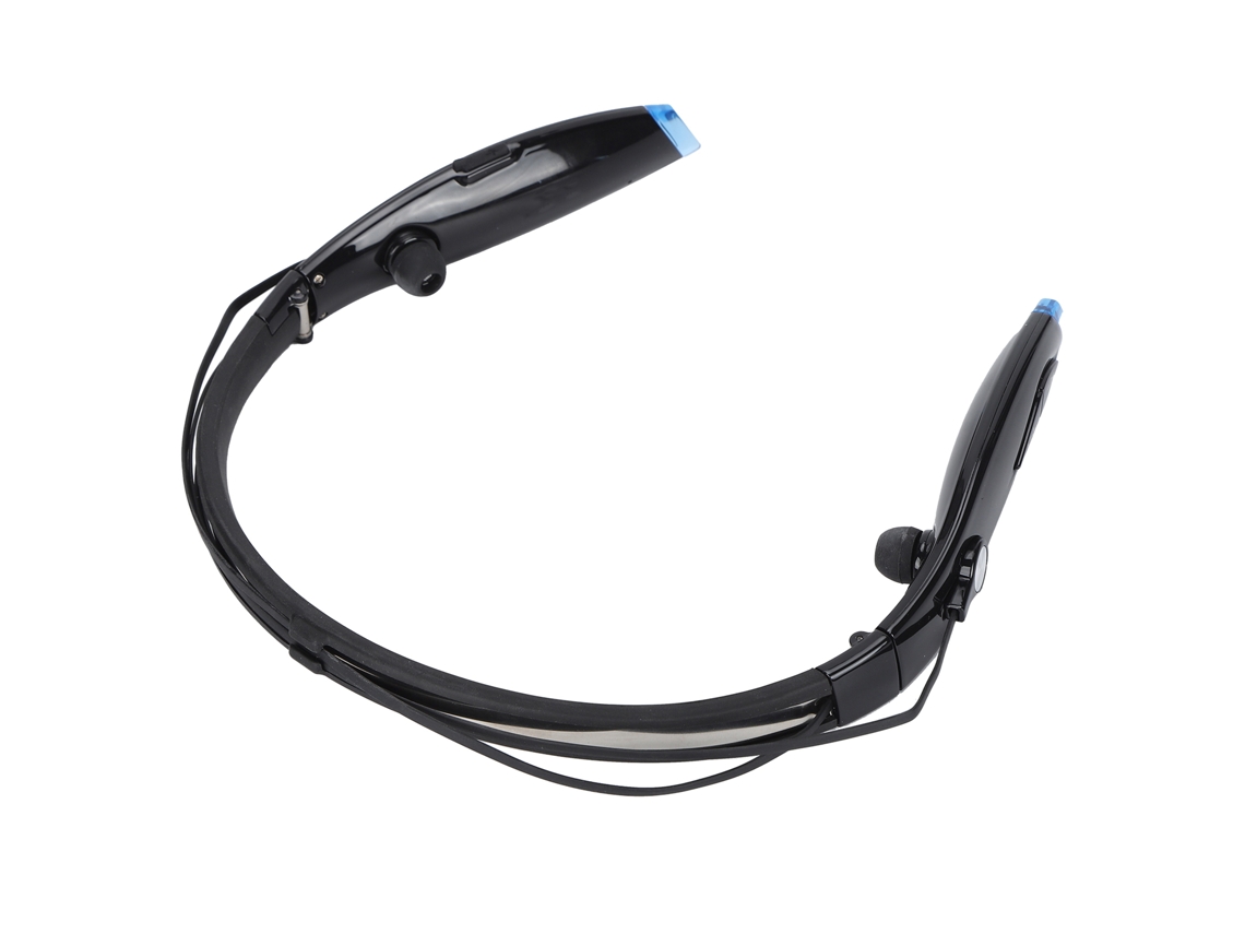 Fone De Ouvido Bluetooth Colar Portátil Para Exercícios Com Design Dobrável E Bateria De Longa Duração