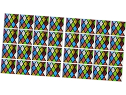 50 Pegatinas De Pared Realistas De Azulejos De Vidrio Para Cocina Y Baño.