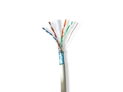 Cable Stick en bobina categoría Cat6 NEDIS F/Utp cobre puro longitud de 305,0 metros para uso en interiores