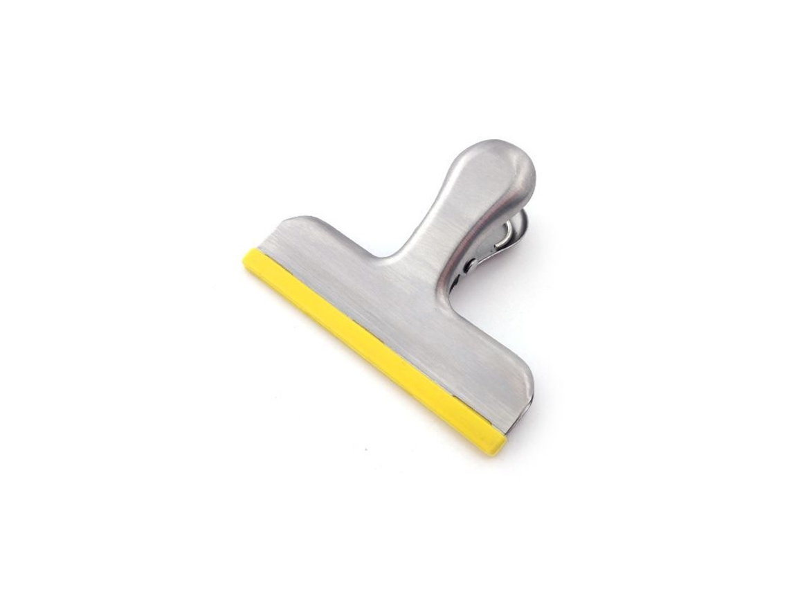 2026da-porta Bolsas De Chips De 10 Piezas Con Silicona Sin Bordes Afilados Sellado Hermético Acero Inoxidable Amarillo 3 Pulgadas