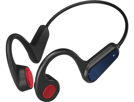 ELKUAIE Auriculares de conducción ósea Auriculares inalámbricos Bluetooth Auriculares deportivos antisudor
