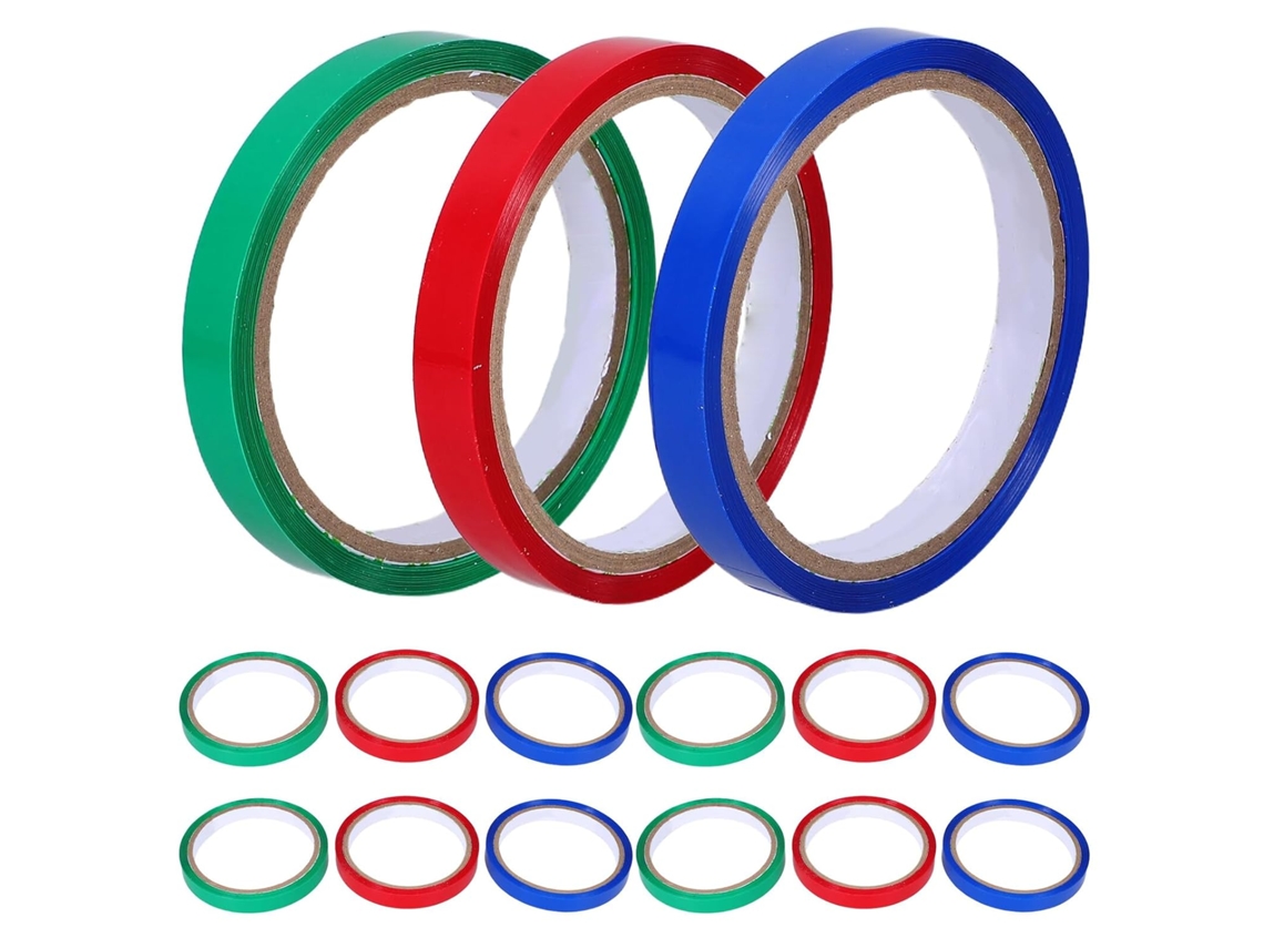 18 Rollos De Cinta Adhesiva Resistente Para Sellar Bolsas De Alimentos, Ideal Para Envasar Y Sujetar Frutas.