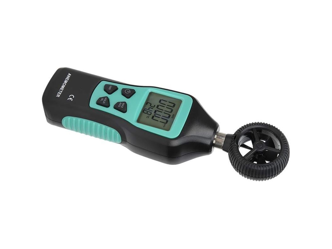 Anemómetro Digital Portátil 0.8-30.0m/s Medidor De Velocidad De Viento Y Temperatura Para Industria Aeronáutica