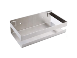 2026-repisa De Pared Baño Linjou 20-40cm Acero Inoxidable Negro Mate Almacenaje Ducha Cocina 20*10,5*6 Cm