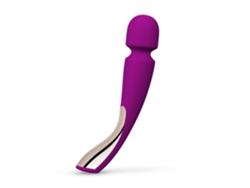 Estimulador LELO Smart Wand 2 Masajeador Corporal Mediano 'Varita' Rosa Profundo (Masajeador para El Alivio de La Tensión Muscular y El Placer - Impermeable - Sin Cable)