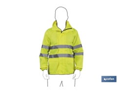 Chaquetón COFAN impermeable de alta visibilidad talla de la S a la XXXL color amarillo