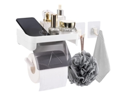 Porta Rollo De Papel Higiénico Con Estante, Montaje En Pared Para Baño Y Lavabo