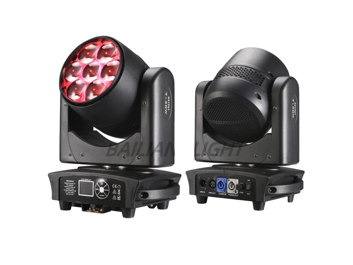 Iluminación escénica, control DMX, efectos LED RGBW, 1 luz, enchufe europeo OEM