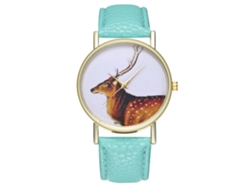 Reloj De Moda Unisex Para Hombre Y Mujer, Cuarzo, Correa De Silicona Verde.