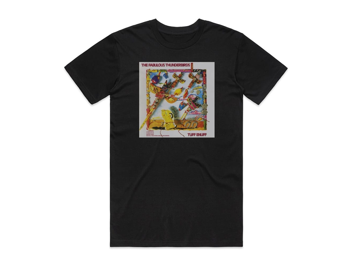 The Fabulous Thunderbirds Tuff Enuff Album Cover Camiseta Black Rockinstone Size—m