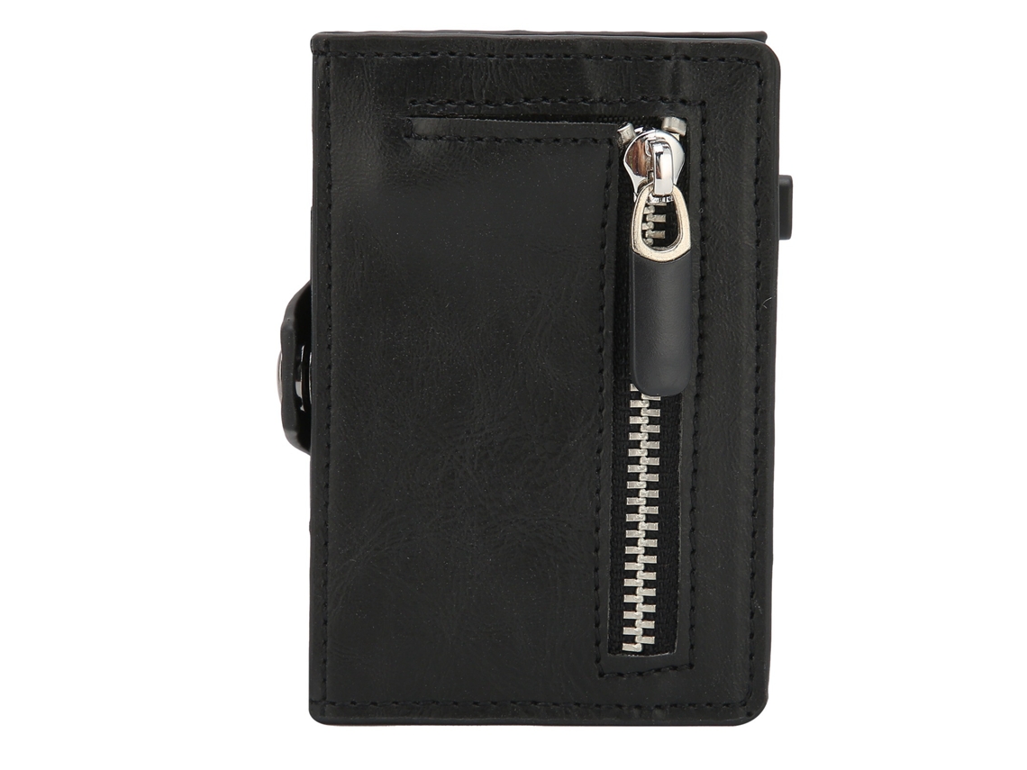 Cartera Delgada Antirrobo Con Escudo Desmagnetizante Para Tarjetas De Crédito Y Débito.