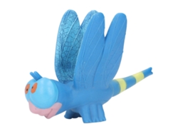 Libélula de dibujos animados realista de Bjww con textura transparente, un lindo juguete azul para niños de 3 años en adelante.