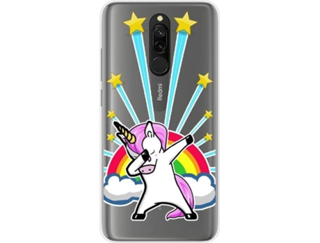 Carcasa Xiaomi Redmi 8 TUMUNDOSMARTPHONE Dibujos Transparente Multicolor