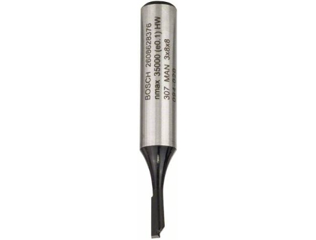Fresa BOSCH Recta - 8 mm - D1 3 mm - L 8 mm - G 51 mm