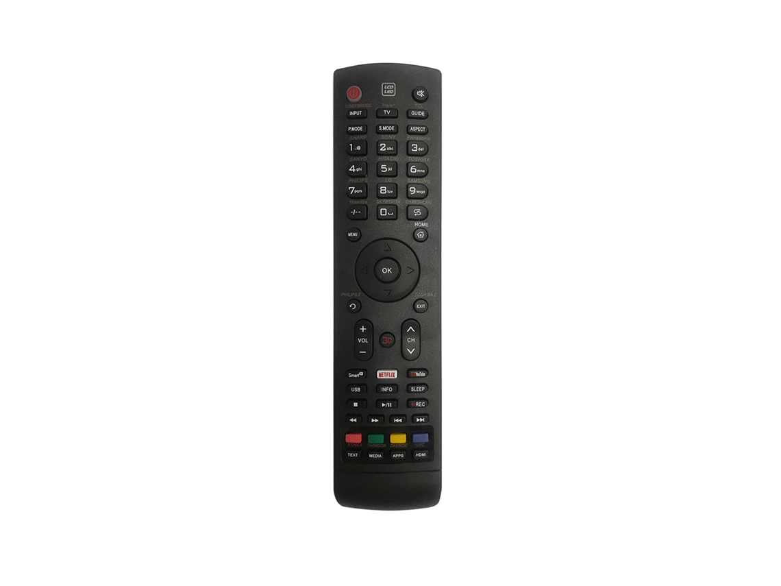 Mando A Distancia Universal Para Televisores Led/lcd Inteligentes, Mando A Distancia Infrarrojo De Repuesto.