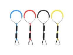 Juego de 4 anillas de gimnasia coloridas, para niños, parque infantil, escalada, deportes.