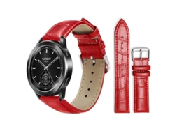 Correa para Xiaomi Watch S3 / 2 Pro / S2 / S1 - Piel - Hebilla - Textura de bambú