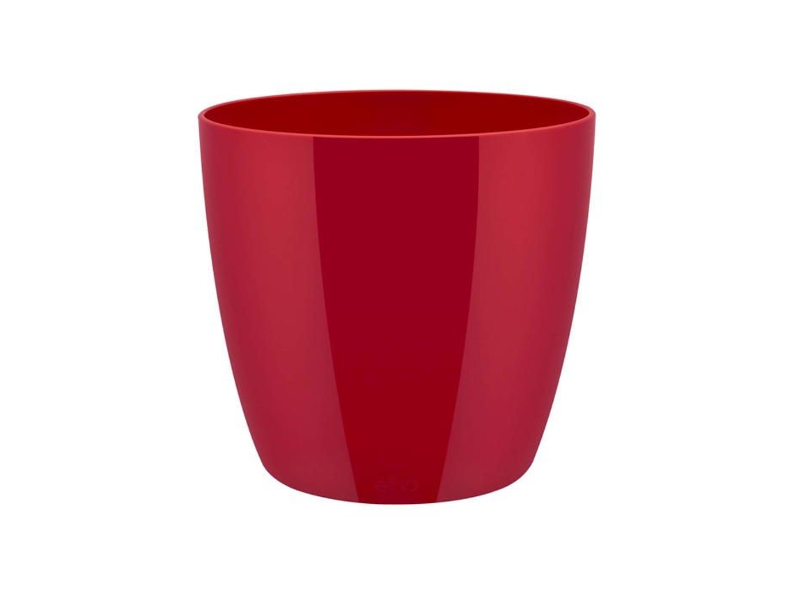 Jarrón redondo Bruselas Diamante 25cm Rojo Lovely Elho