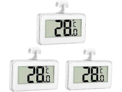 Termómetro digital para refrigerador 3x, congelador, cámara frigorífica, congelador impermeable con pantalla LCD, Pi GOKOCO