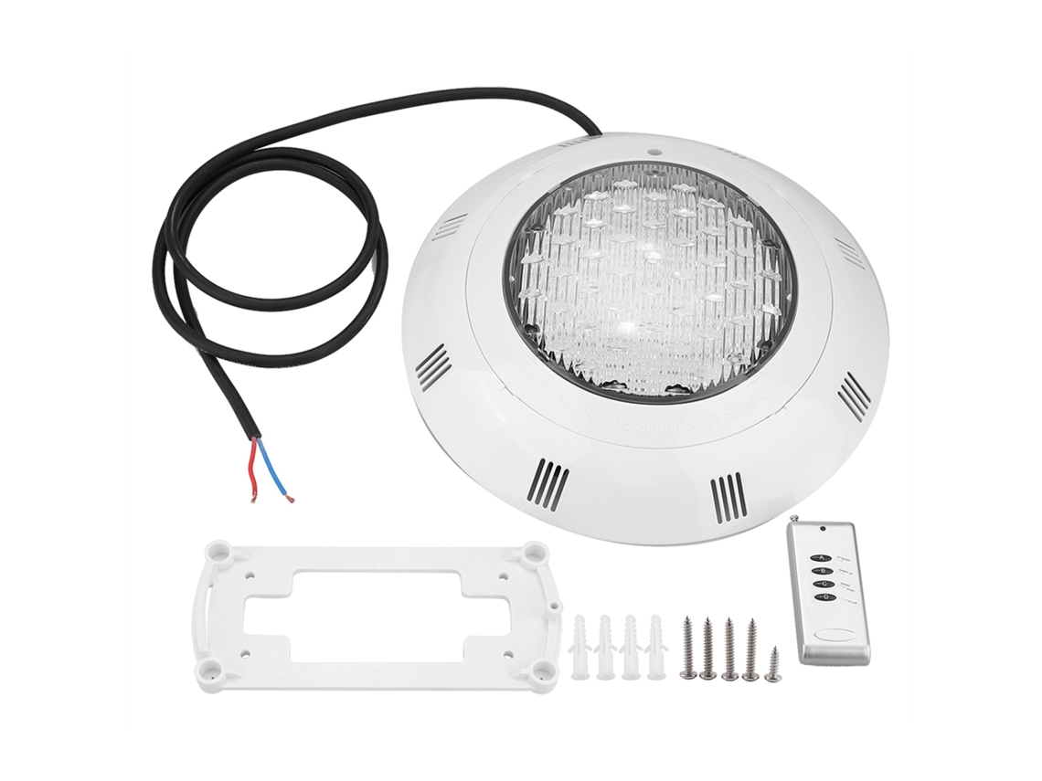 Luz Led Rgb Subacuática Para Piscina De 30 W Con 300 Led Y Control Remoto - Brillante